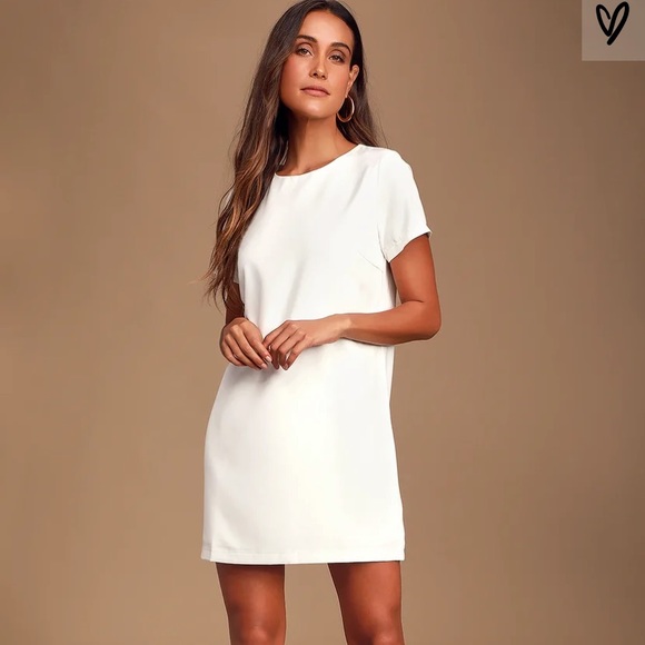 Lulu white shift dress - Picture 2 of 4